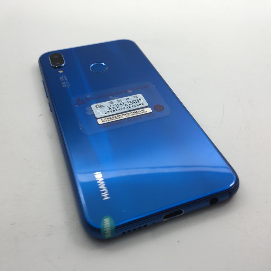 华为nova3e全网通蓝色64g国行95成新