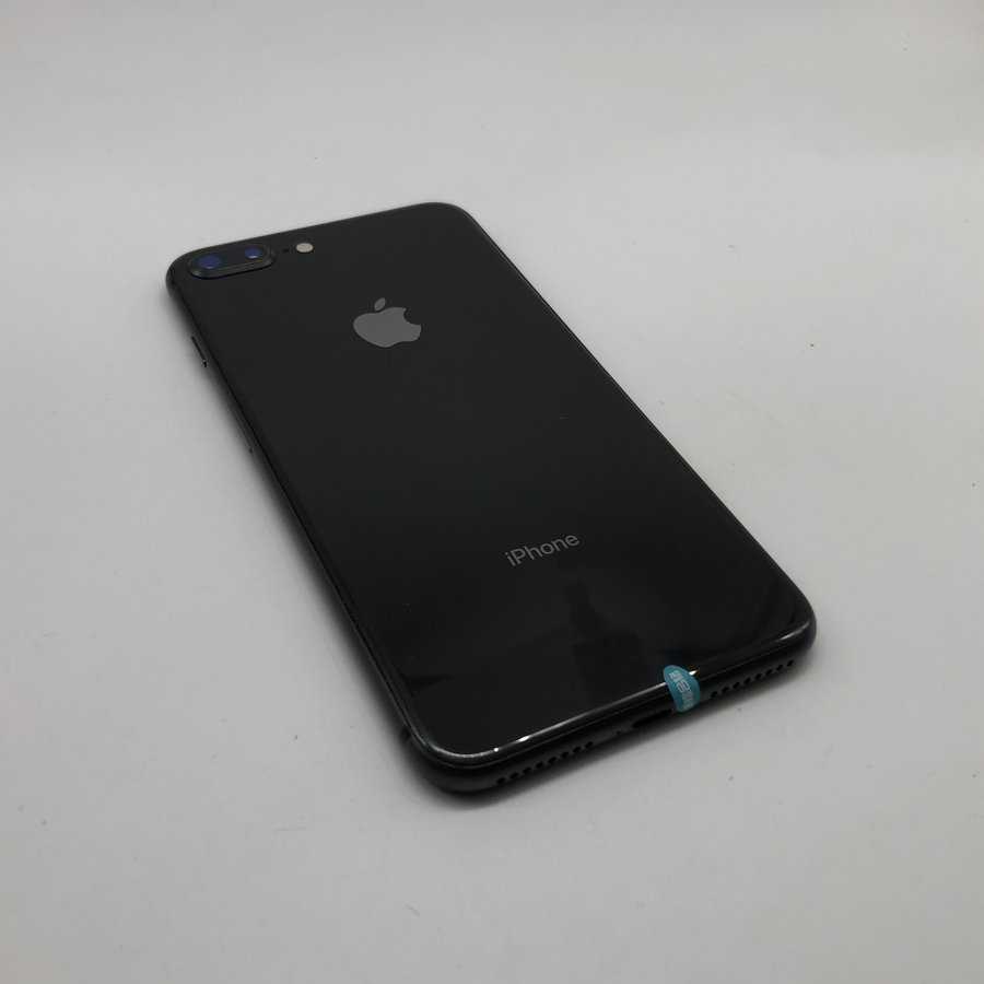 苹果iphone8plus全网通深空灰64g国行8成新