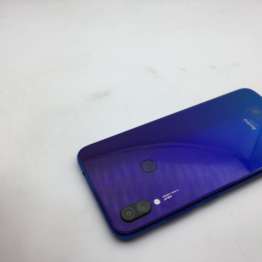 小米红米note7全网通蓝色4g64g国行95成新