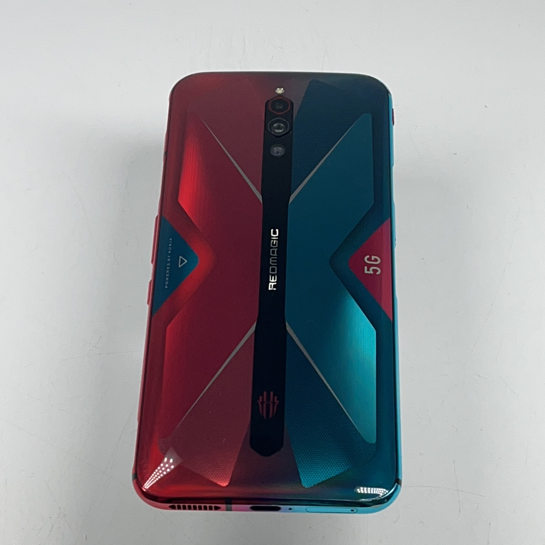 努比亚【努比亚 红魔5g】5g全网通 赛博霓红 12g/256g 国行 9成新