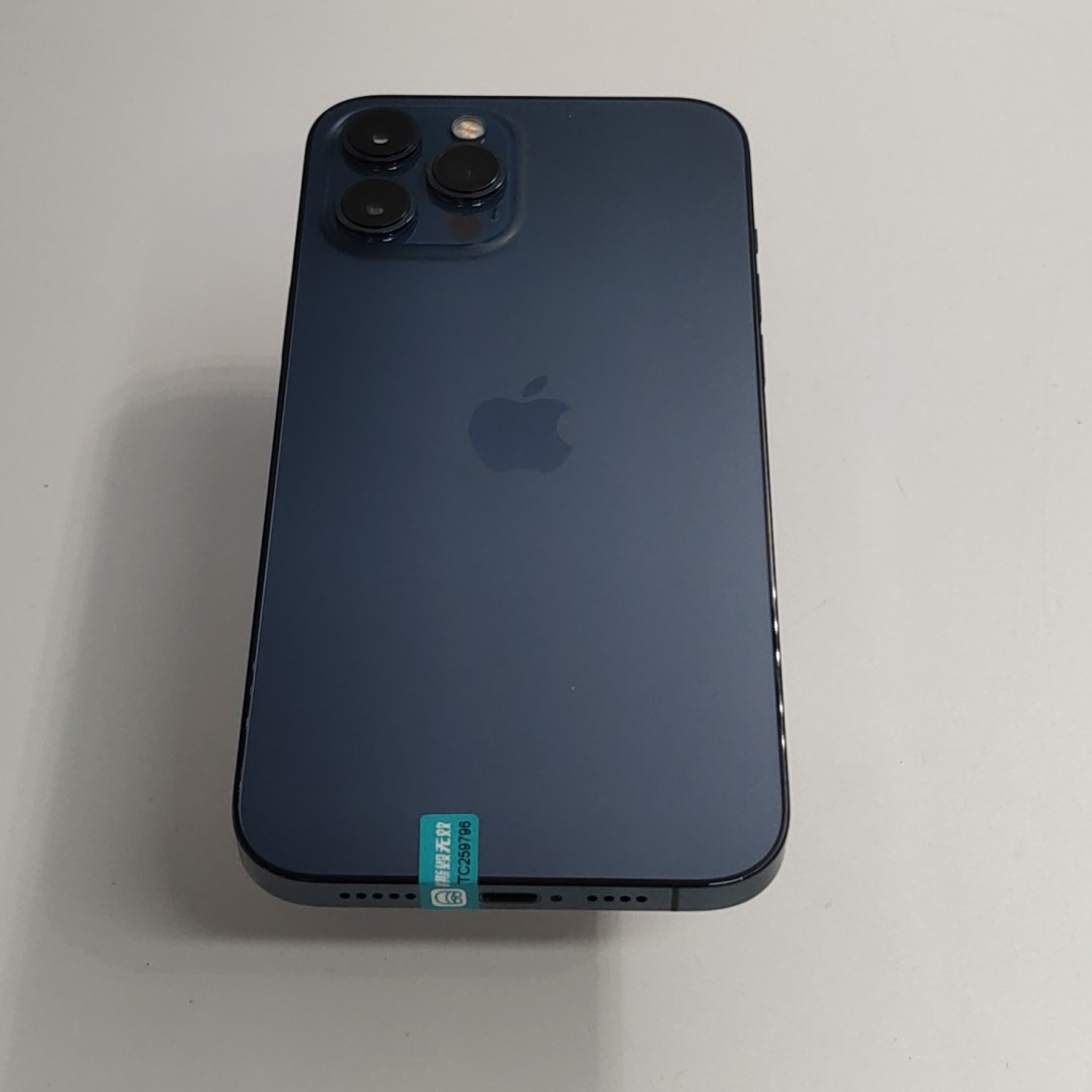 苹果【iPhone 12 Pro Max】5G全网通 海蓝色 128G 国行 95新 