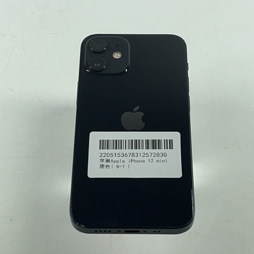苹果【iPhone 12 mini】5G全网通 黑色 128G 国行 8成新 