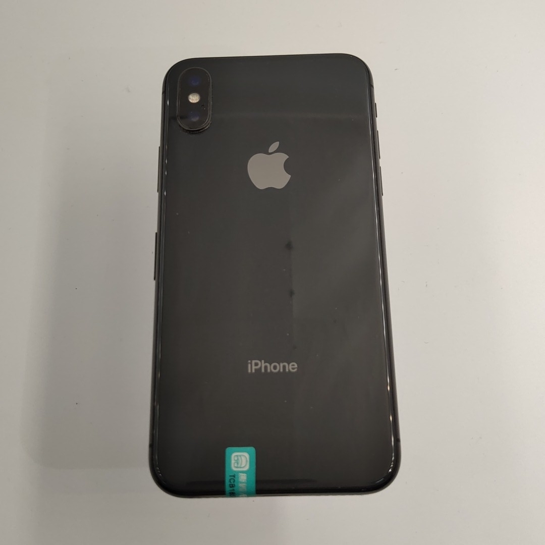 苹果【iPhone X】全网通 深空灰 64G 国行 95新 