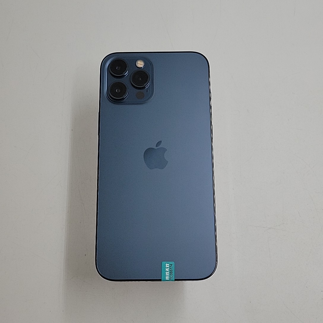 苹果【iPhone 12 Pro Max】5G全网通 海蓝色 256G 国行 8成新 