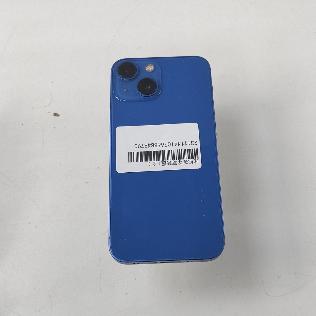 苹果【iPhone 13 mini】5G全网通 蓝色 128G 国行 8成新 