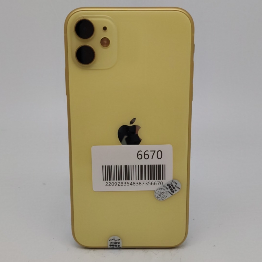 苹果【iPhone 11】黄色 64G 国行 8成新 