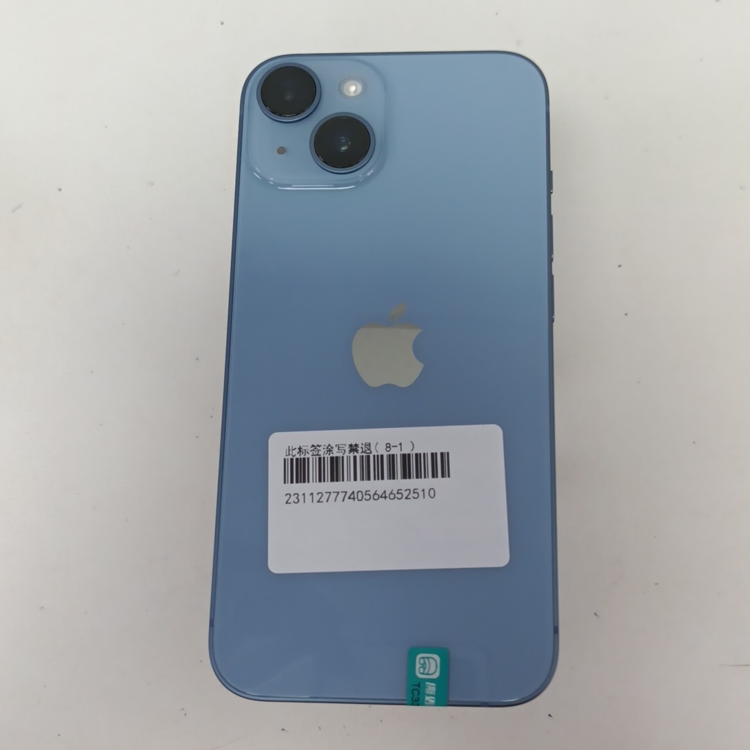 苹果【iPhone 14】5G全网通 蓝色 128G 国行 95新 