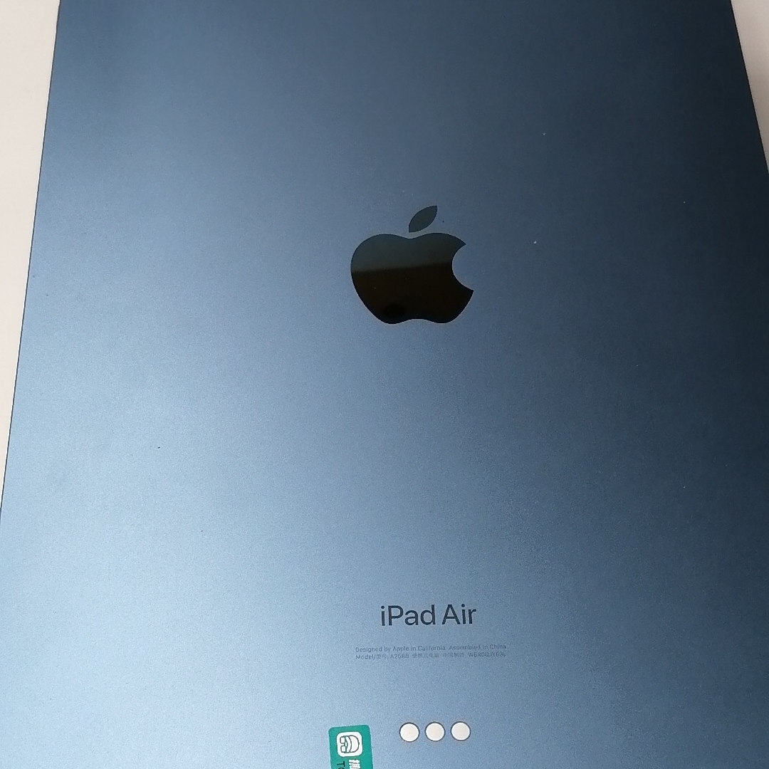苹果【ipad air5】wifi版 蓝色 64g 国行 9成新