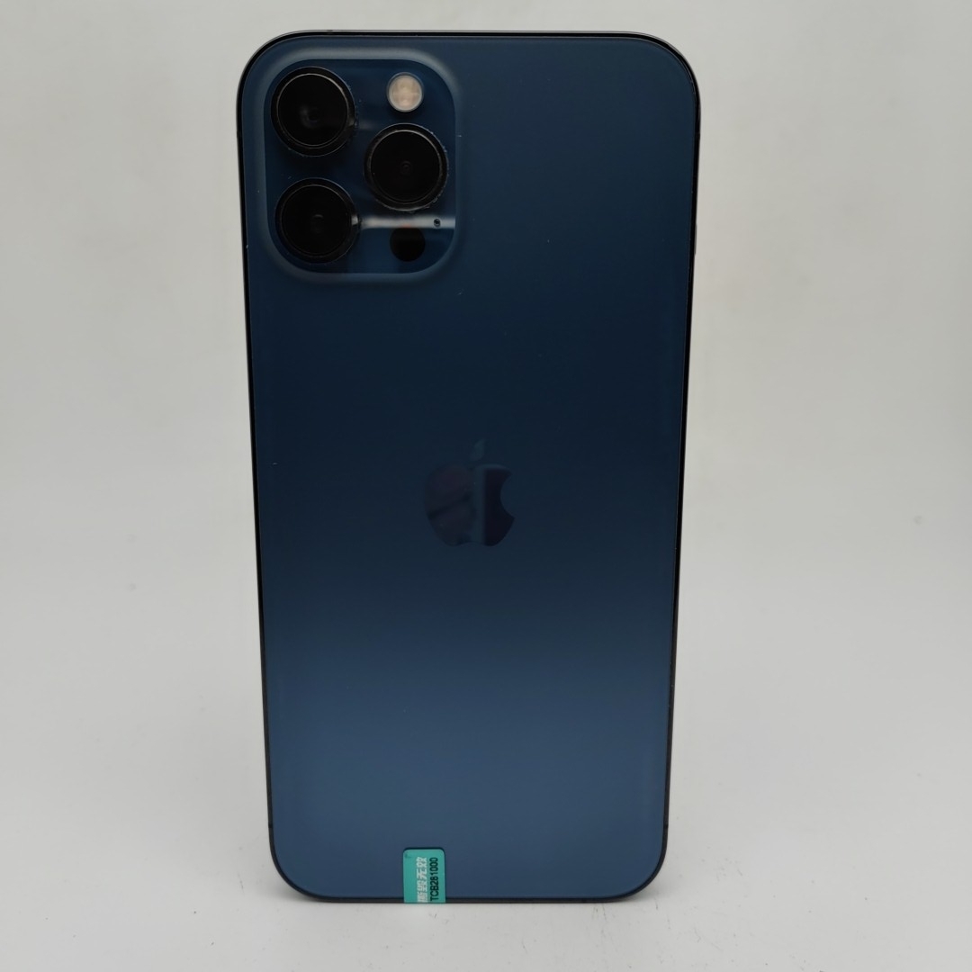 苹果【iPhone 12 Pro Max】5G全网通 海蓝色 128G 国行 9成新 