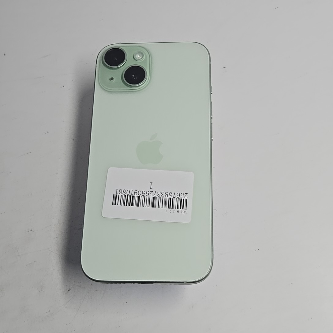 苹果【iPhone 15】5G全网通 绿色 256G 国行 95新 
