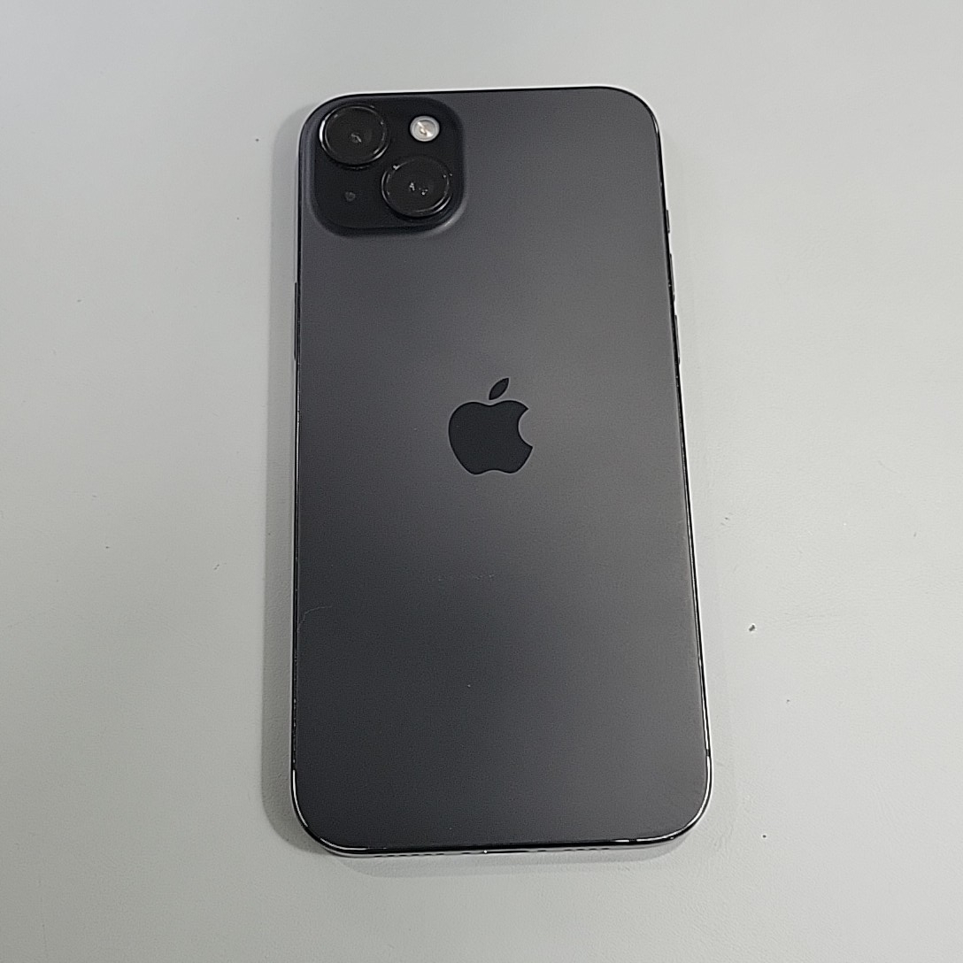 苹果【iPhone 15 Plus】5G全网通 黑色 256G 国行 8成新 