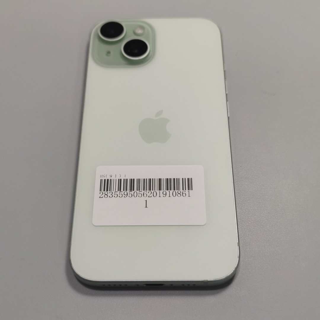 苹果【iPhone 15】5G全网通 绿色 256G 国行 9成新 