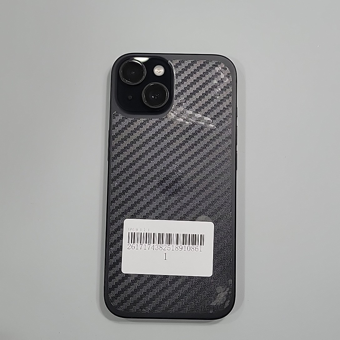 苹果【iPhone 15】5G全网通 黑色 128G 国行 9成新 