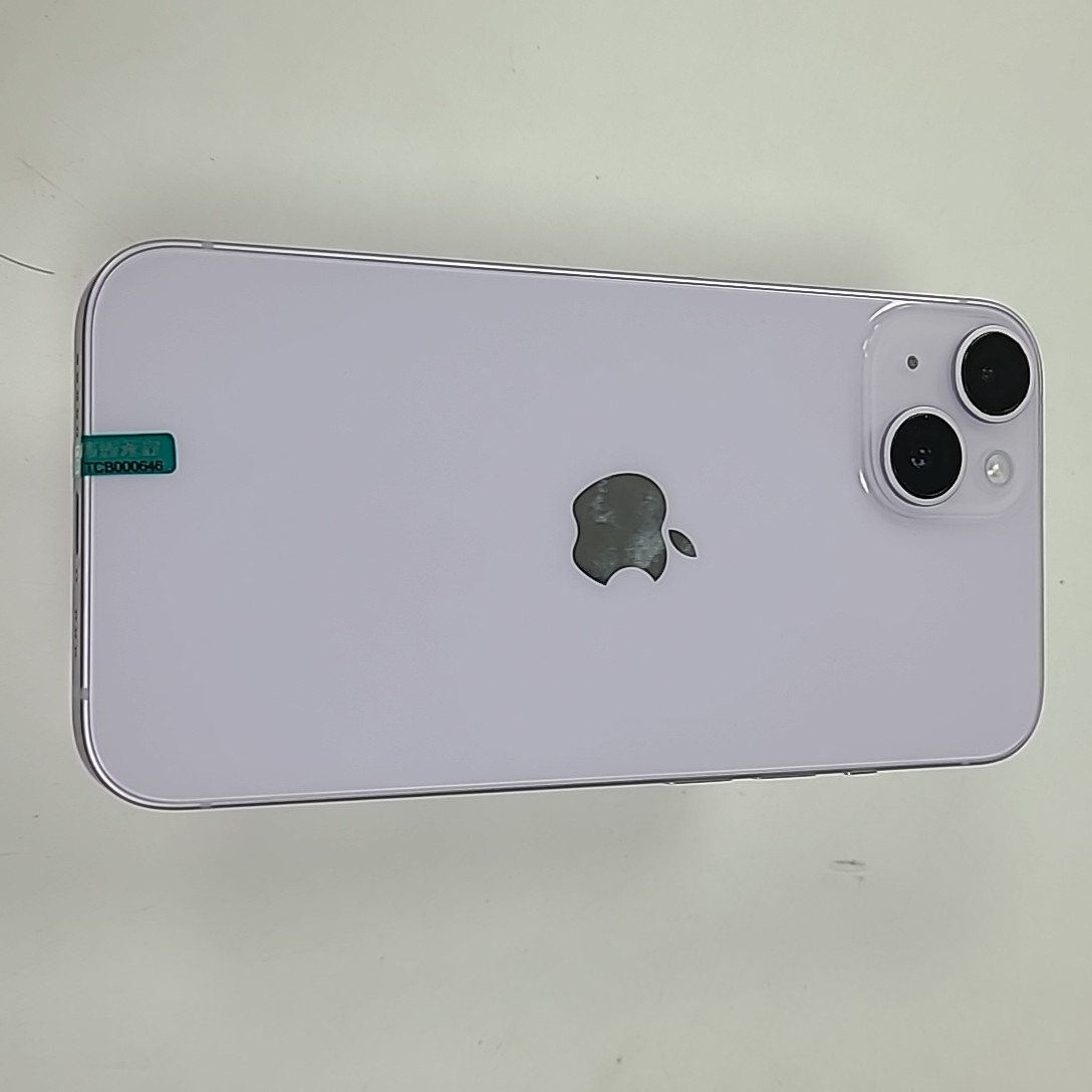 苹果【iPhone 14】5G全网通 紫色 128G 国行 8成新 