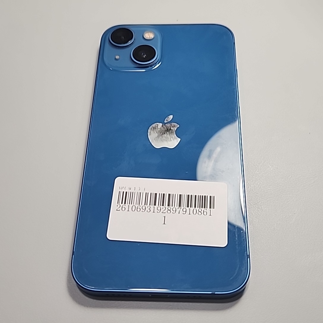 苹果【iPhone 13】5G全网通 蓝色 128G 国行 9成新 
