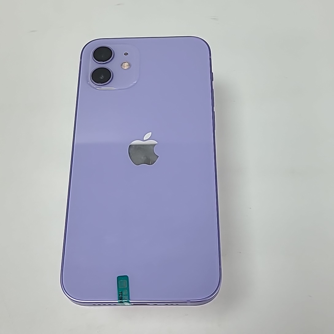 苹果【iPhone 12】5G全网通 紫色 64G 国行 99新 