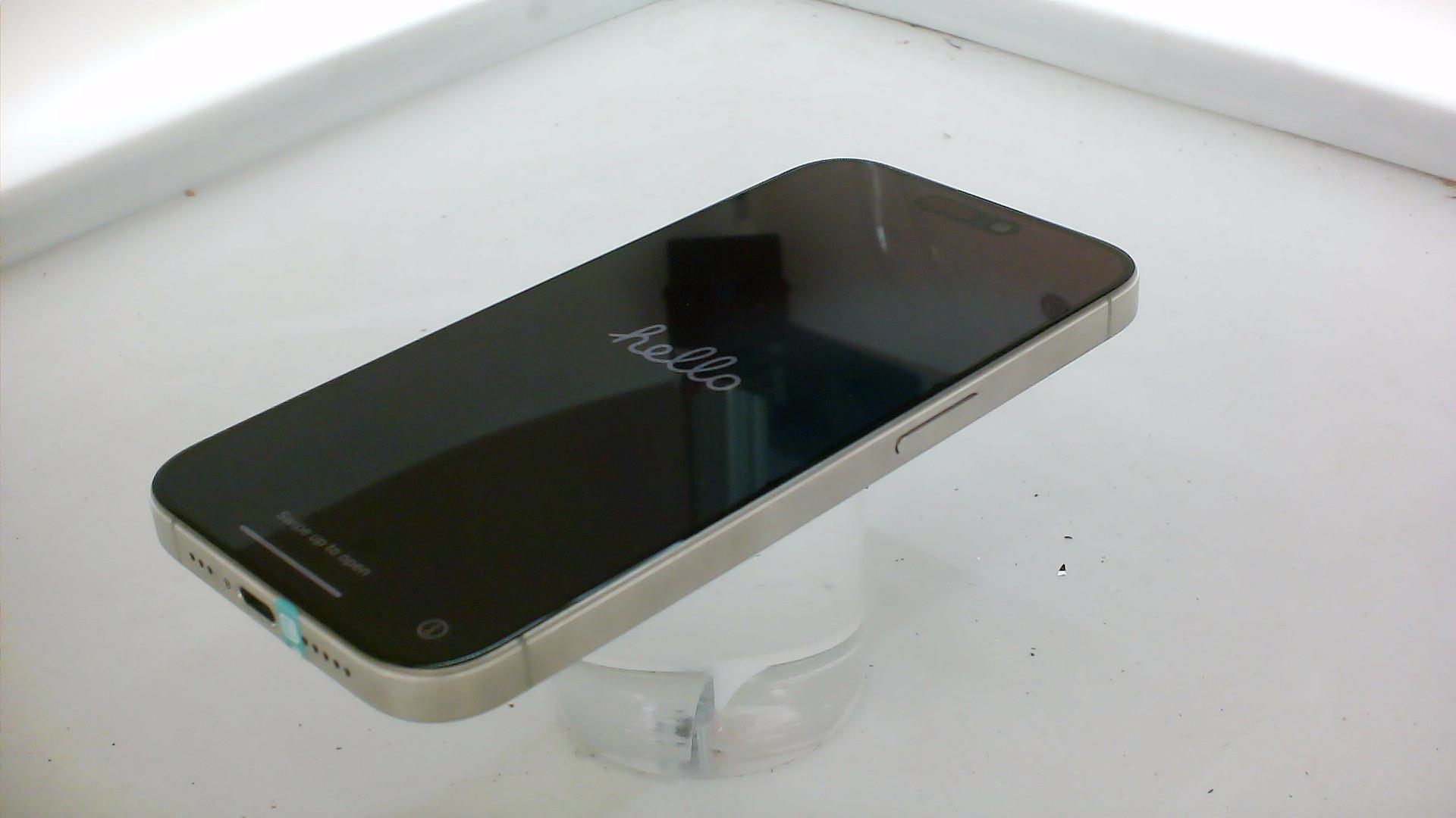 苹果【iPhone 15 Pro】5G全网通 原色钛金属 256G 国行 99新 