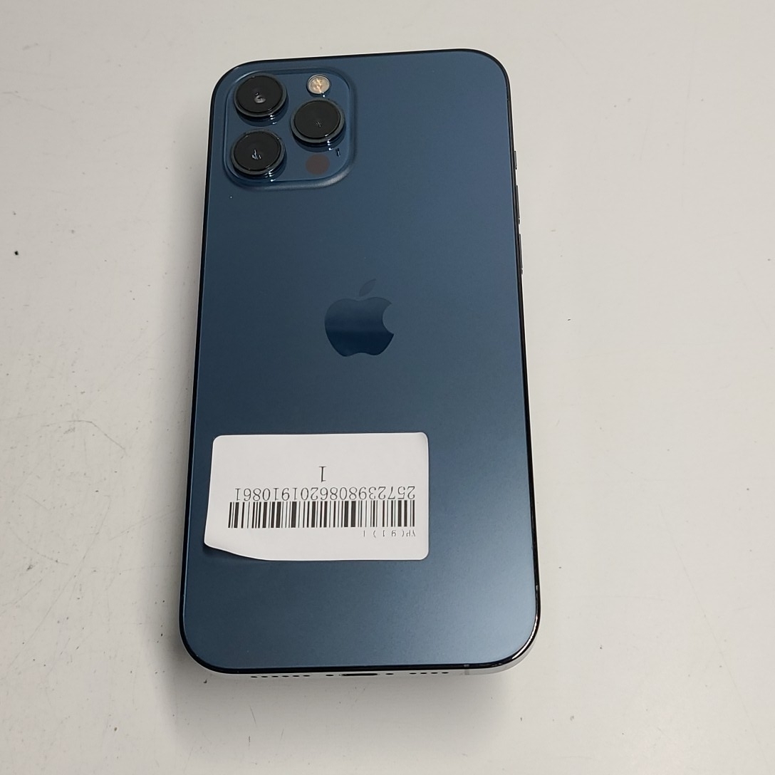 苹果【iPhone 12 Pro Max】5G全网通 海蓝色 256G 国行 8成新 